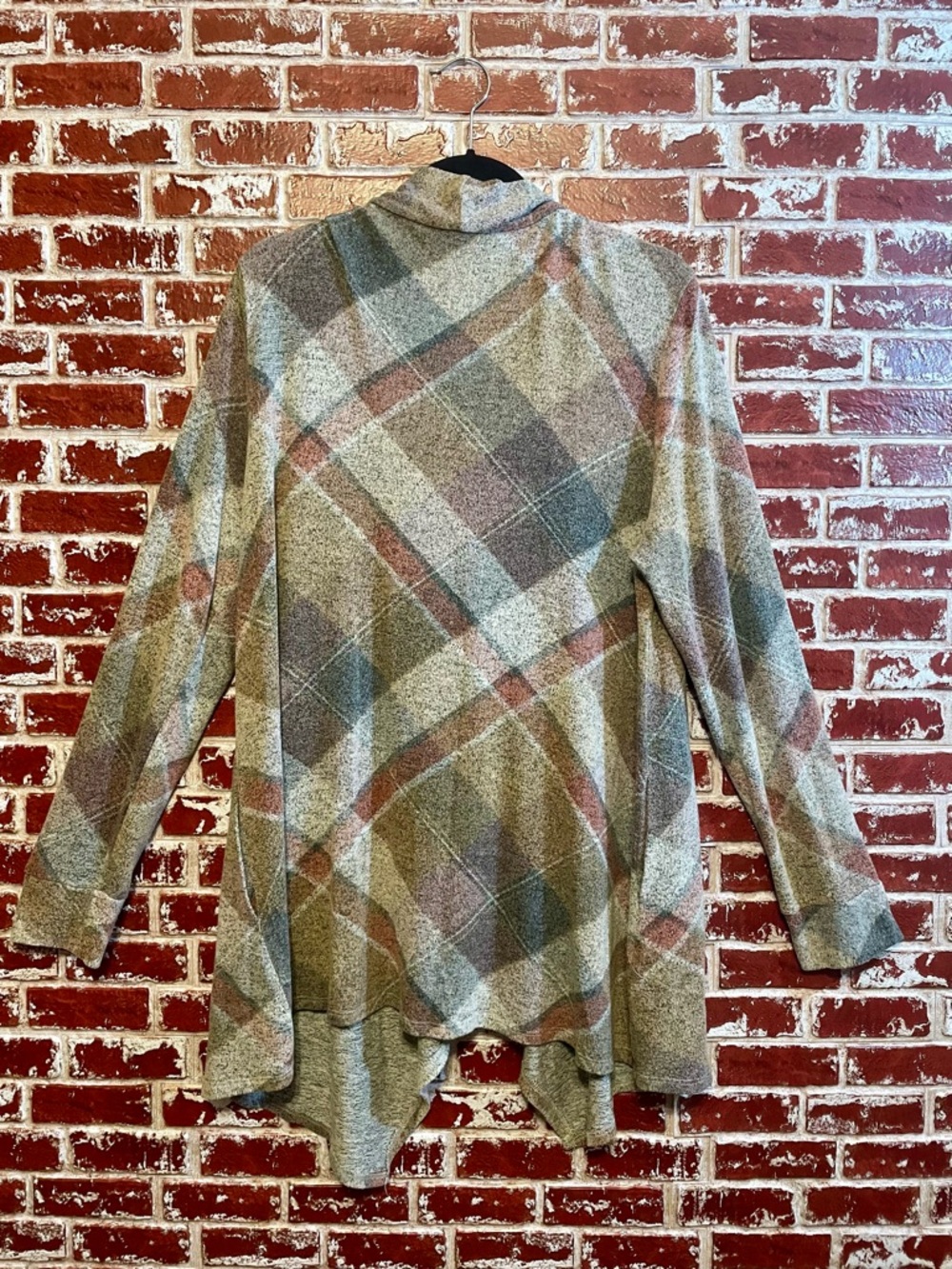 Soft Surroundings Bonnie Plaid Topper XL Cardigan. Light Academia Cottagecore. - Picture 8 of 12